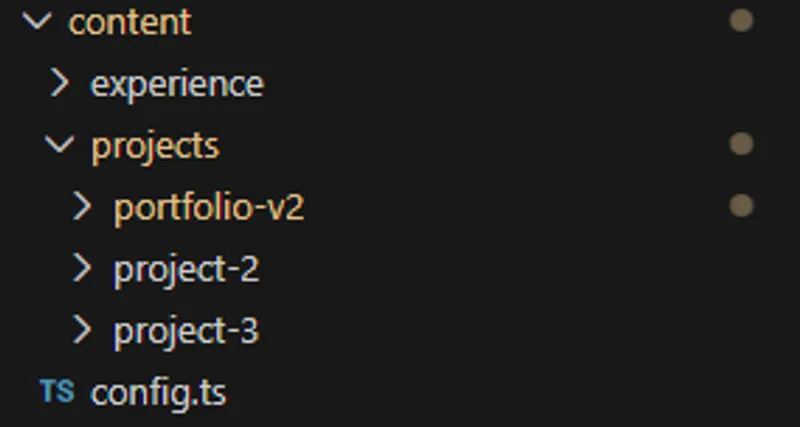 Portfolio v2 Screenshot 1