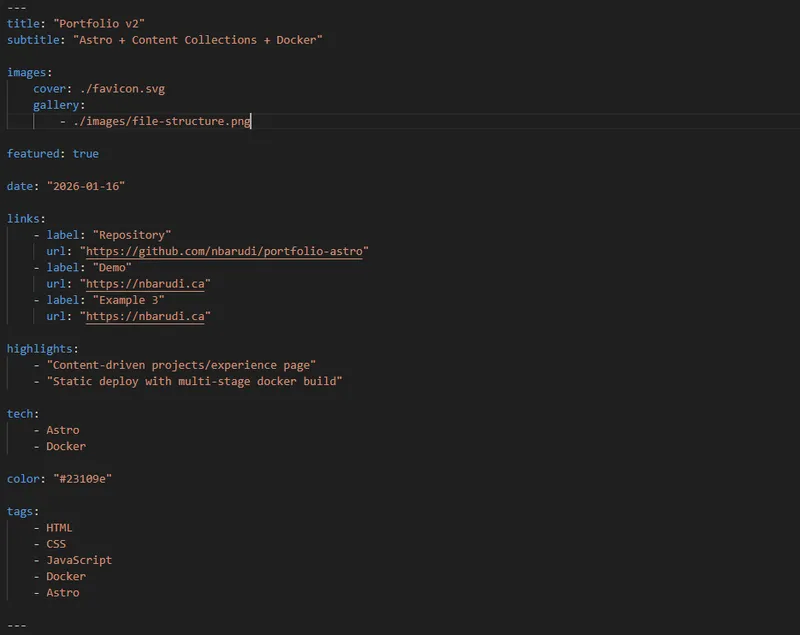 Portfolio v2 Screenshot 2